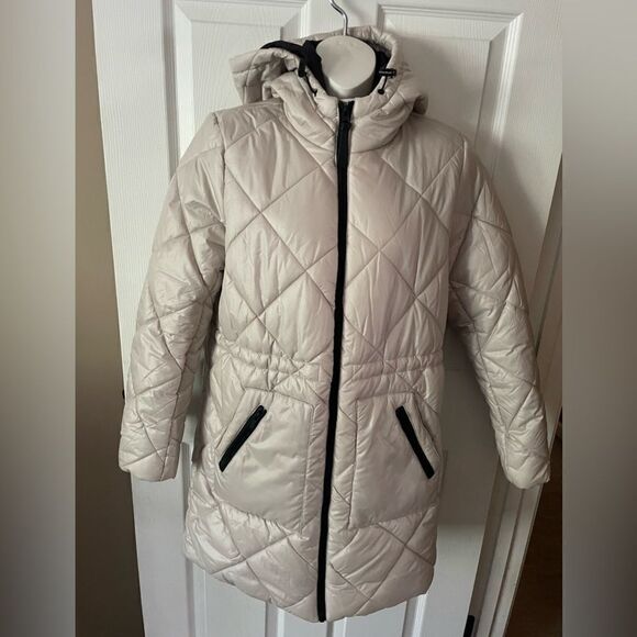 Sebby Collections Women’s Puffer Cream Colored Jacket Size S - Picture 1 of 8